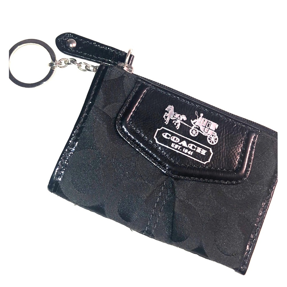 Coach wristlet zippy keychain